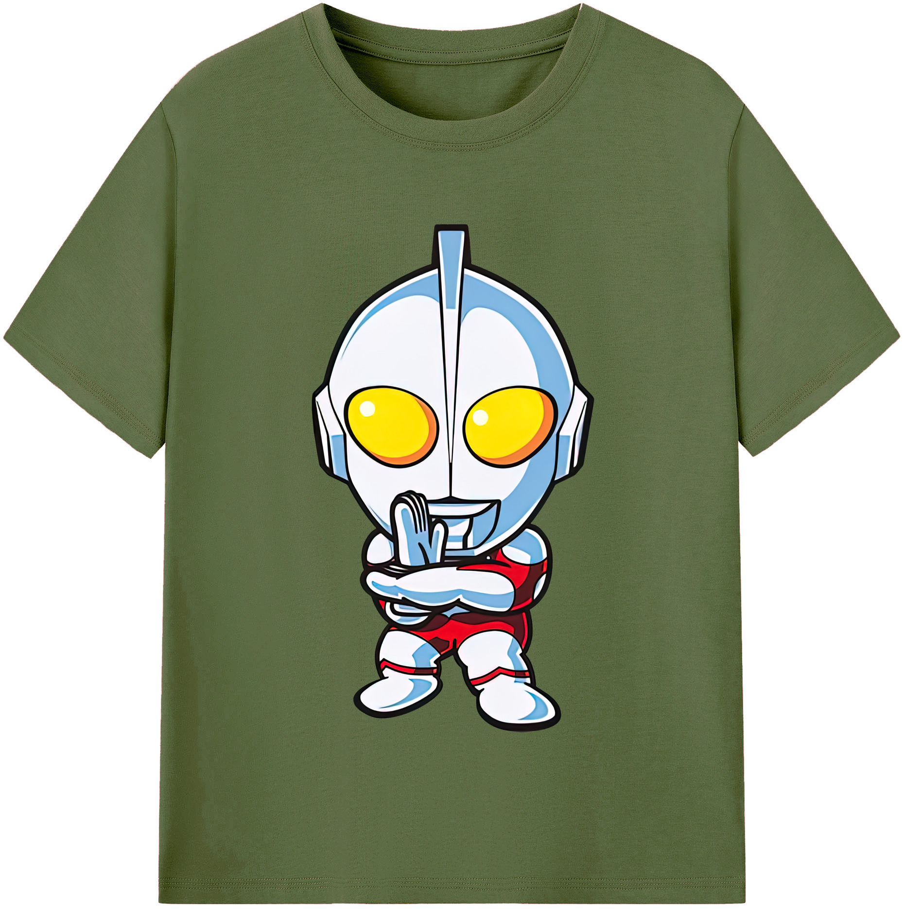 （画像用） ウルトラマン Ultraman 綿100％半袖Tシャツ（フロントプリント）